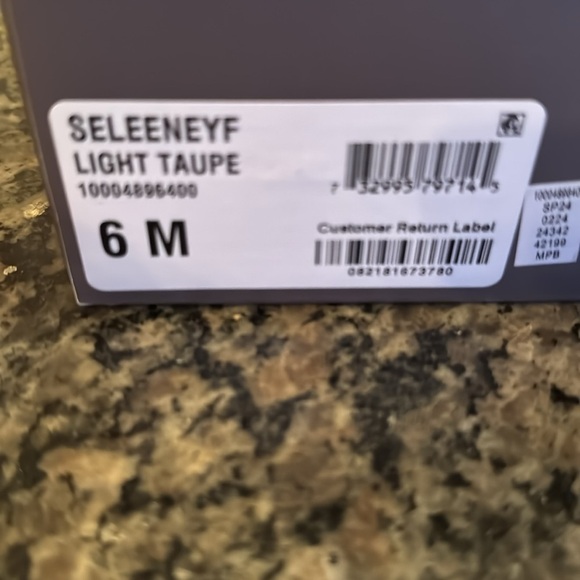 Style & Co seleeney light taupe espadrilles wedge open toe sandals NIB 6 - Picture 8 of 9